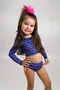 Conjunto Infantil Cropped Marinho Corações