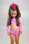 Conjunto Infantil Cropped Arco Íris