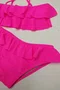 Conjunto Infantil Babados Rosa Neon