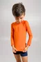 Blusa Infantil Proteção UV Laranja IB SPORT