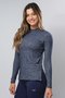 Blusa Melange Mescla Azul Marinho