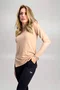 Blusa Melange Nude