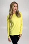 Blusa Penélope Manga Longa Amarelo Manteiga com Proteção UV | IB SPORT