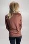 Blusa Penélope Manga Longa Marrom com Proteção UV | IB SPORT