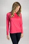 Blusa Penélope Manga Longa Rosa Envelhecido com Proteção UV | IB SPORT