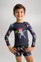 Blusa Infantil Com Proteção UV Caveiras