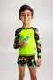 Blusa Infantil Com Proteção UV Dino Neon
