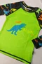 Blusa Infantil Com Proteção UV Dino Neon