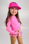Blusa Infantil Proteção UV Rosa Neon IB SPORT