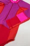 Body Infantil Manga Longa Magenta