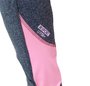 Calça Legging Mescla Com Recorte Rosa Neon