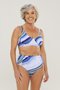 Hot Pants Amores Azul Ondas