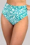 Hot Pants Amores Abstrato Turquesa