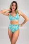 Hot Pants Amores Abstrato Turquesa