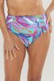 Hot Pants Amores Folhas Coloridas