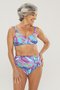 Hot Pants Amores Folhas Coloridas