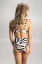 Hot Pants Amores Zebra Print