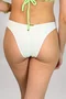 Calcinha De Biquíni Camboriú Off White Textura