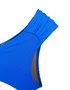 Calcinha De Biquíni Confort Média Azul Com Textura