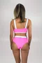 Calcinha Biquíni Malásia Rosa Neon