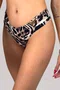 Calcinha De Biquíni Noronha Preto Animal Print