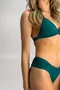Calcinha De Biquíni Noronha Verde Esmeralda Textura