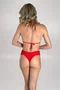 Calcinha De Biquíni Noronha Vermelho Textura