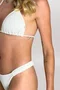 Calcinha De Biquíni Praia Mole Off White Textura