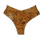 Calcinha De Biquíni Quatro Ilhas Animal Print Marrom
