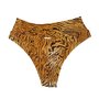 Calcinha De Biquíni Quatro Ilhas Animal Print Marrom