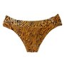 Calcinha De Biquíni Trancoso Animal Print Marrom