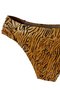 Calcinha De Biquíni Trancoso Animal Print Marrom