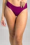 Calcinha De Biquíni Bordô com Franzido Lateral Trancoso | Ilha Bikini