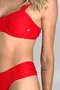Calcinha De Biquíni Trancoso Vermelho Textura