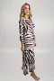 Saída de Praia Camisa Longa Zebra Print Adriana| Ilha Bikini