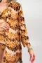 Camisa Amores Animal Print Caramelo
