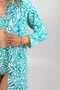 Camisa Amores Abstrato Turquesa