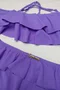 Conjunto Infantil Babados Violeta