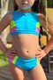 Conjunto Infantil Recortes Azul Celeste