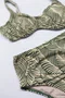 Hot Pants Amores Verde Musgo Folhas