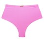 Hot Pants Com Detalhes Laterais Rosa Neon