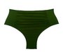 Hot Pants Com Recorte Franzido Verde Musgo