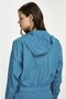 Jaqueta Cropped  Alto Giro Azul Petróleo
