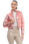 Jaqueta Puffer Metalizada Rosé