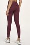 Legging Elástico Personalizado Alto Giro Marsala