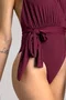 Maiô Frente Única Marsala Mônaco | Ilha Bikini