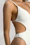 Maiô Engana Mamãe Off White Textura Sol | Ilha Bikini