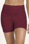 Bermuda Elástico Personalizado Alto Giro Marsala