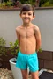 Sunga De Natação Infantojuvenil Azul Turquesa
