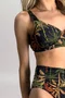 Sutiã Biquíni Com Aro Preto Coqueiros Amores| Ilha Bikini